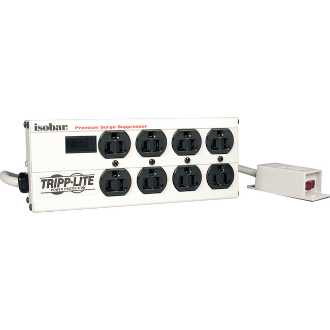 Tripp Lite ISOBAR 8 REMOTE 8OUTLET 12FT- CORD 2350J METAL REMOTE K INS