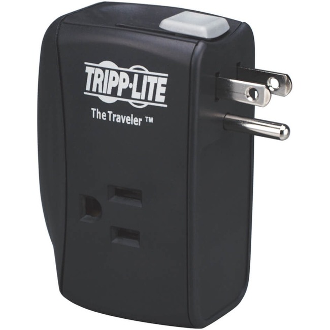 Tripp Lite Traveler direct plug-in surge suppressor includes 2 AC outlets