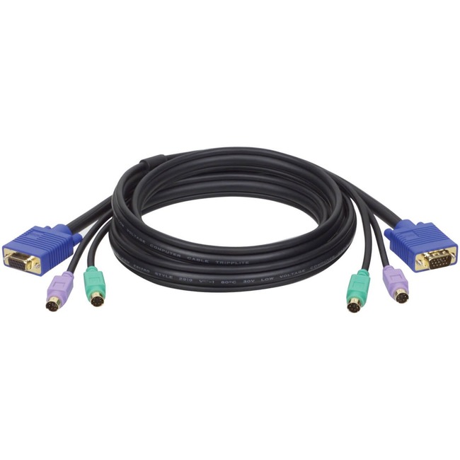 Tripp Lite 10FT PS/2 SLIM CABLE KIT FOR B004/B005/B007 SERIES KVMS