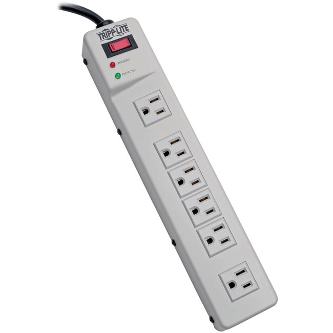PROTECT IT METAL SURGE 6OUT 3 TRANSFORMER 6FT CORD 1208 JOULES Tripp Lite