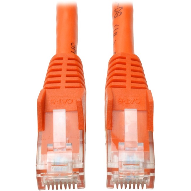 7FT Cat6 GIGABIT ORANGE SNAGLESS Patch Cable RJ45 Tripp Lite