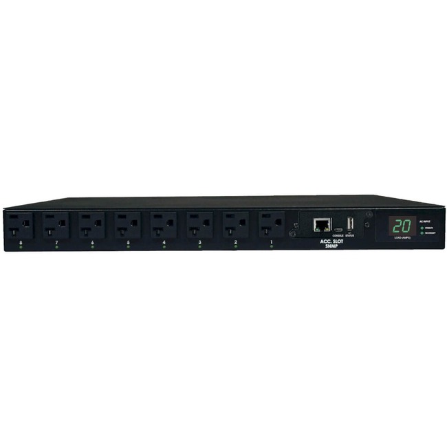 Tripp Lite DIGITAL POWER DISTRIBUTION UNIT PDU 16 NEMA 5-15/20R 20A & WEB CARD