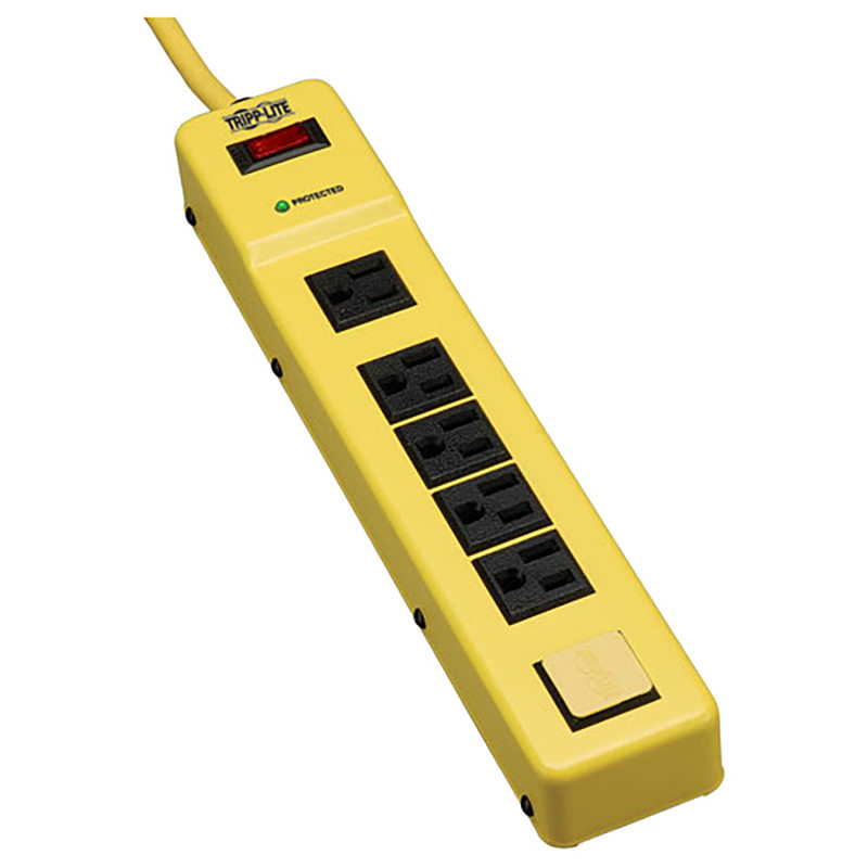 Tripp Lite PROTECT IT SAFETY SURGE 6OUT OSHA YELLOW 6FT CORD 420J