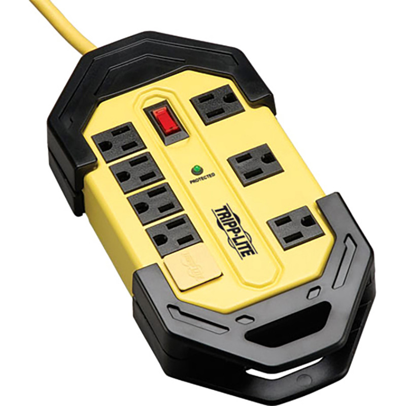 Tripp Lite PROTECT IT SAFETY SURGE 8OUT OSHA YELLOW 12FT CORD 1200J