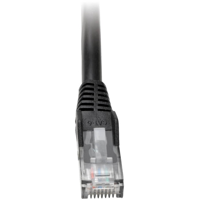 2FT Cat6 BLACK GIGABIT SNAGLESS RJ45 Patch Cable M