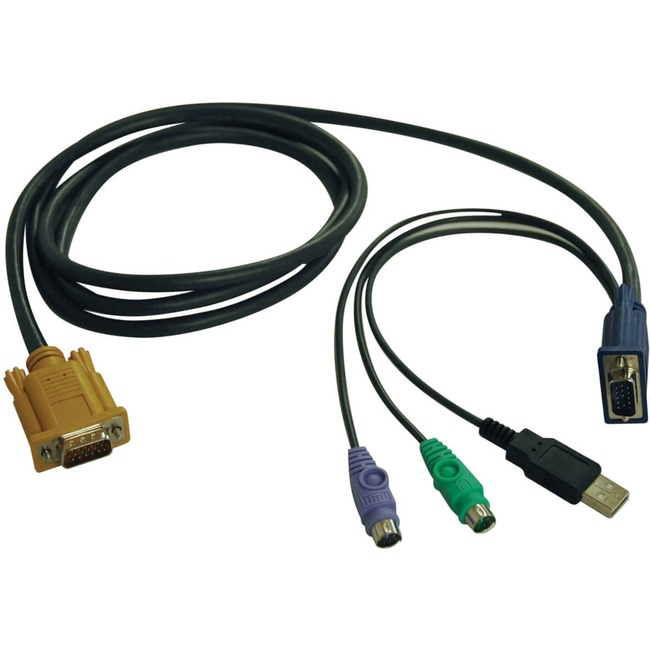kvm Switch Cable Kit - 6-ft. PS2/USB Combo Cable Kit for B020-U08/U16-19-K and B022-U16 KVM Switches