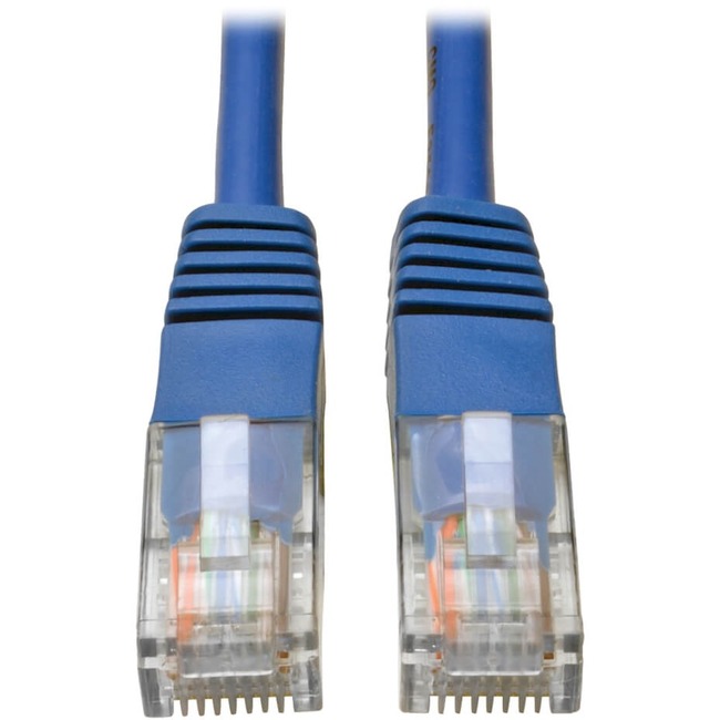 6FT Cat5E Cat5 BLUE Molded   RJ45 M