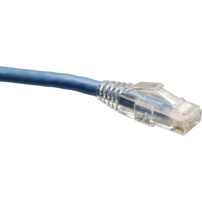Blue Tripp Lite 75ft Cat6 Gigabit Solid Conductor Snagless Patch Cable RJ45 M