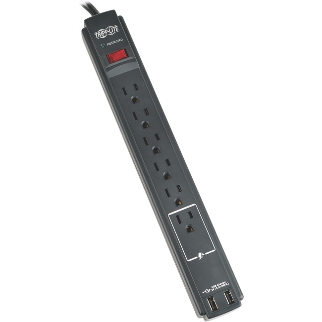 Tripp Lite (TLP606USBBTAA) Surge Suppressor