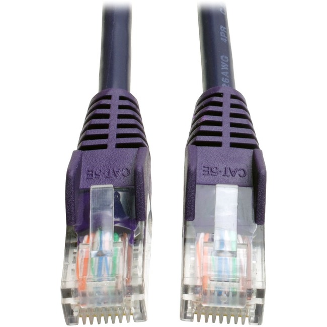 Cat5E SNAGLESS MODE Patch PURPLE 10-FT. Tripp Lite 10ft