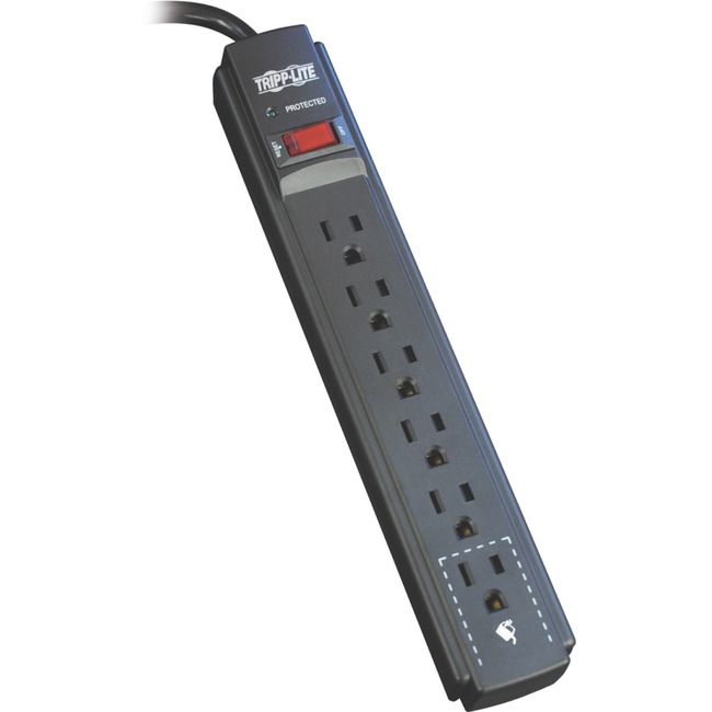 Tripp Lite 6-OUTLET SURGE PROTECTOR, 15-FT. CORD