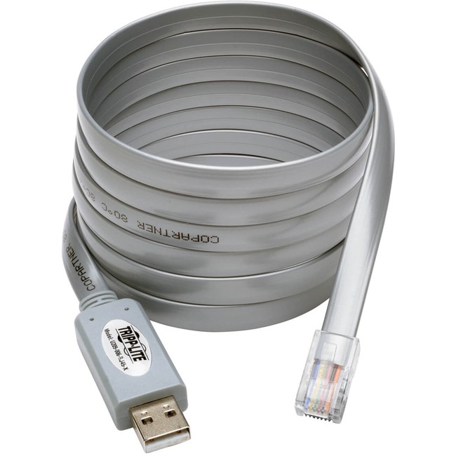 Tripp Lite (U209-006-RJ45-X) Connector Cable Tripp Lite 6ft USB to RJ45 Cisco Rollover Cable