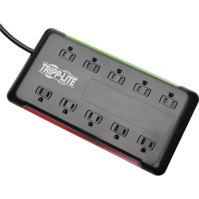 Tripp Lite 10-OUTLET SURGE PROTECTOR, 6 FT. BLACK