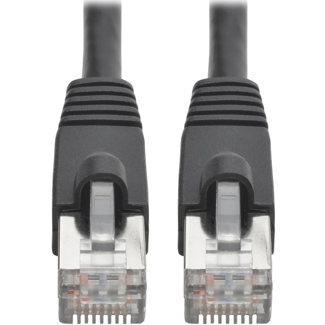 Tripp Lite Cat6a Snagless Shielded STP Patch Cable 10G, PoE, Black M