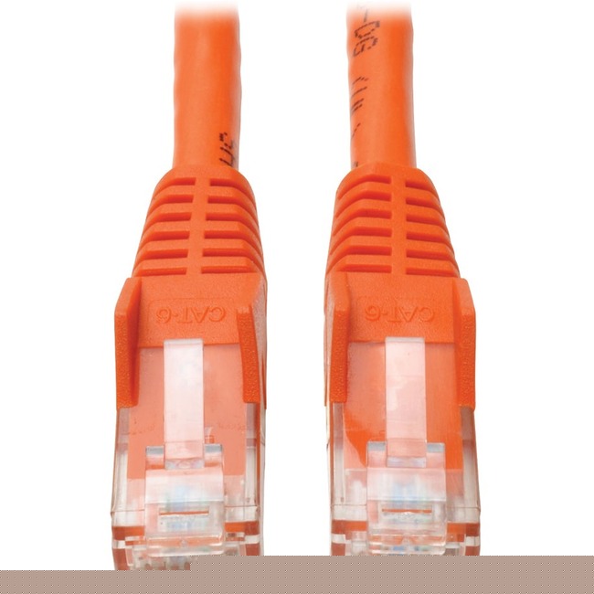 Cable Cat6 GIGABIT SNAGLESS ORANGE 35FT