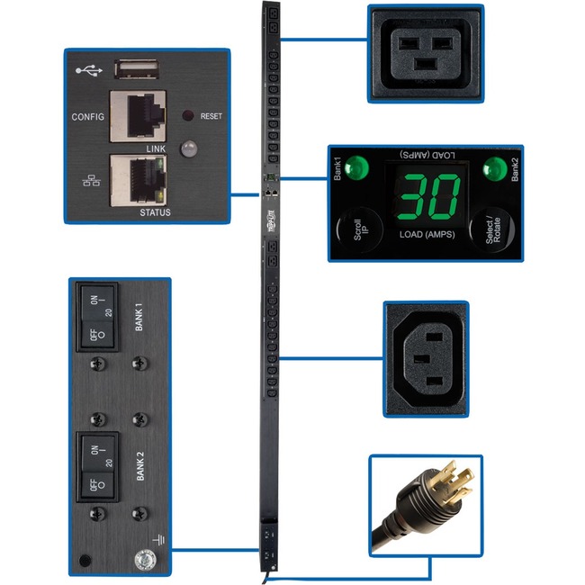 Tripp Lite (PDUMNV30HVLX) PDU