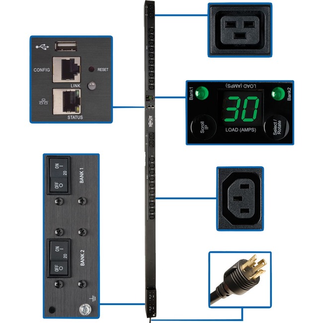 Tripp Lite (PDUMV30HVNETLX) PDU
