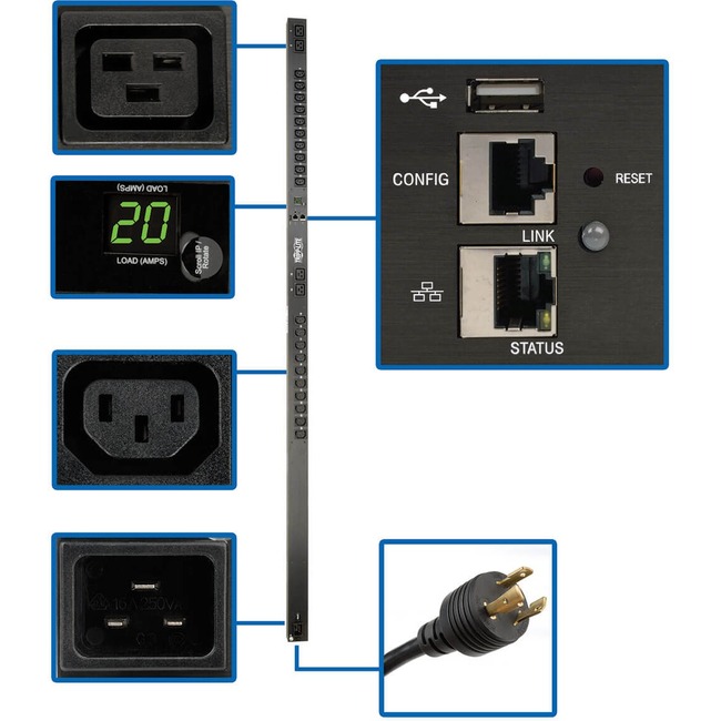 Tripp Lite PDU 3.3-3.7KW SINGLE-Phase 208/230V