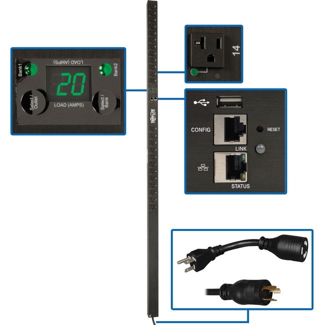 Tripp Lite PDU 1.9KW SINGLE-Phase SWITCHED TAA