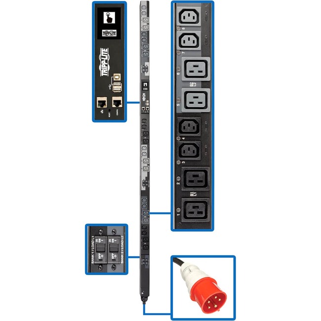 Tripp Lite SWITCHED PDU 22.2KW 3-Phase