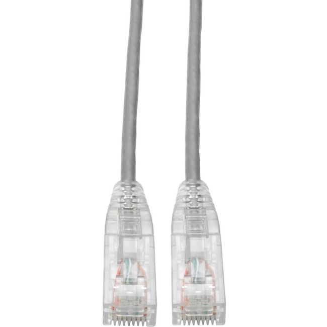 Cat6 Gigabit Patch Cable Snagless UTP RJ45 Molded Slim Gray 10ft.
