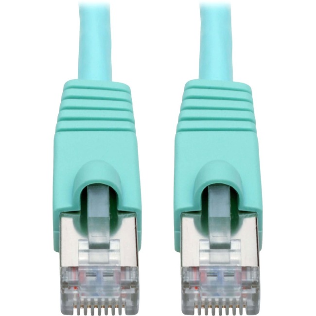 Cable Cat6A STP NETWORK Patch AQUA 7FT
