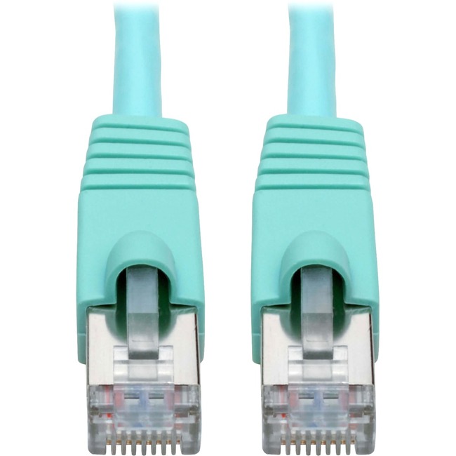 Cable Cat6A STP NETWORK Patch AQUA 35FT