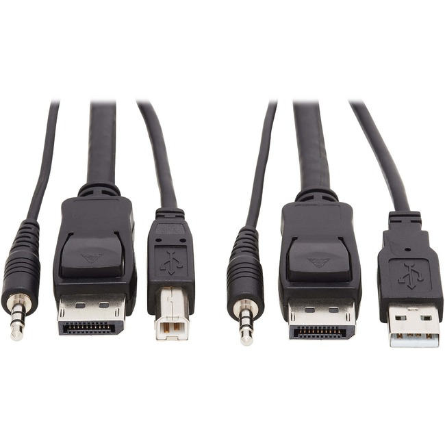 Tripp Lite DISPLAYPORT KVM CABLE KI-KIT 4K USB 6FT