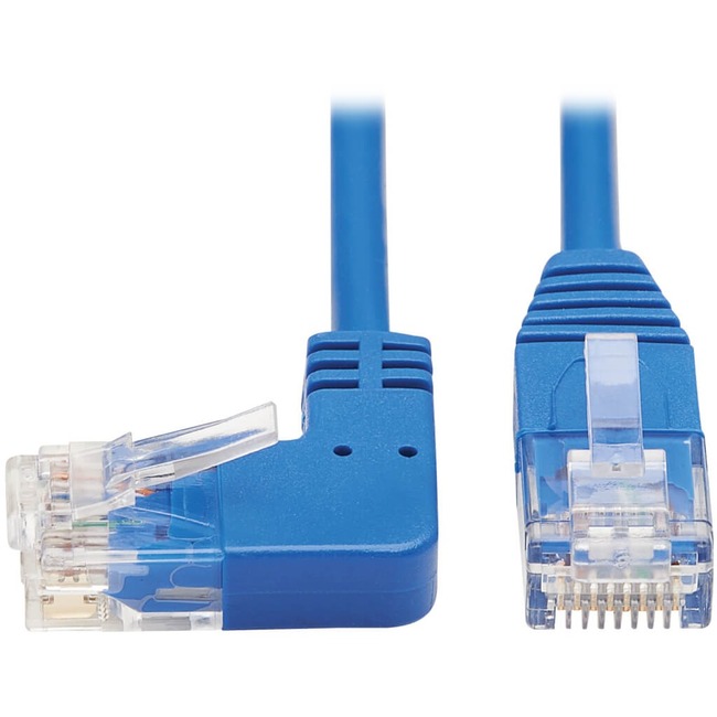 Tripp Lite Cat6 Ethernet Cable Left Angled UTP Slim Molded M