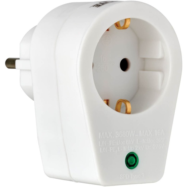Tripp Lite SURGE PROTECTOR 1-OUT SCHUKO DIRECT PLUG