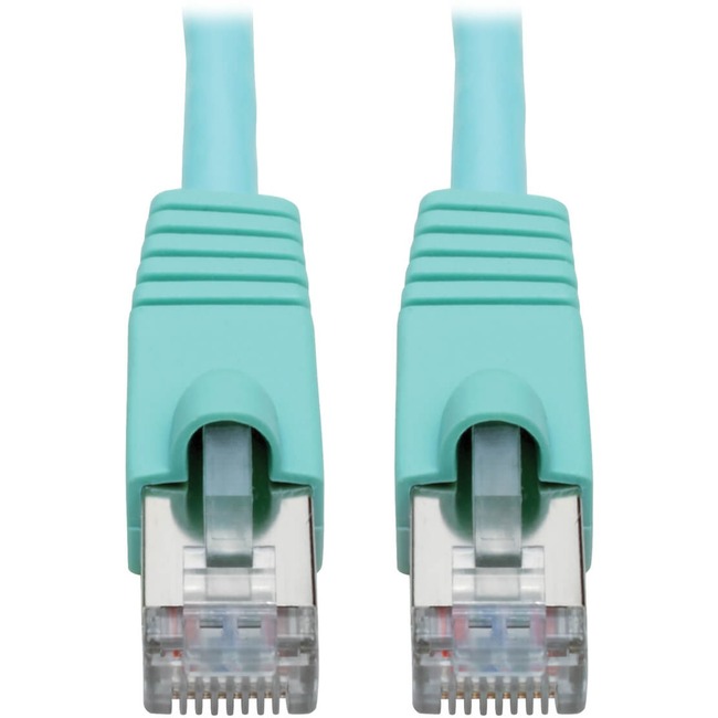 Cat6A 10G-Certified STP Cable AQUA 6FT