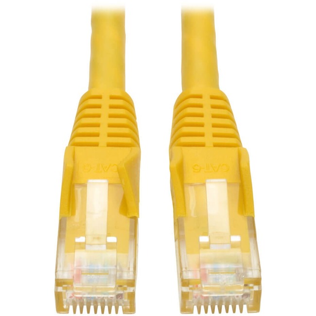 3FT Cat6 YELLOW GIGABIT Patch  Cable SNAGLESS Molded Tripp Lite 3ft Cat6 Gigabit