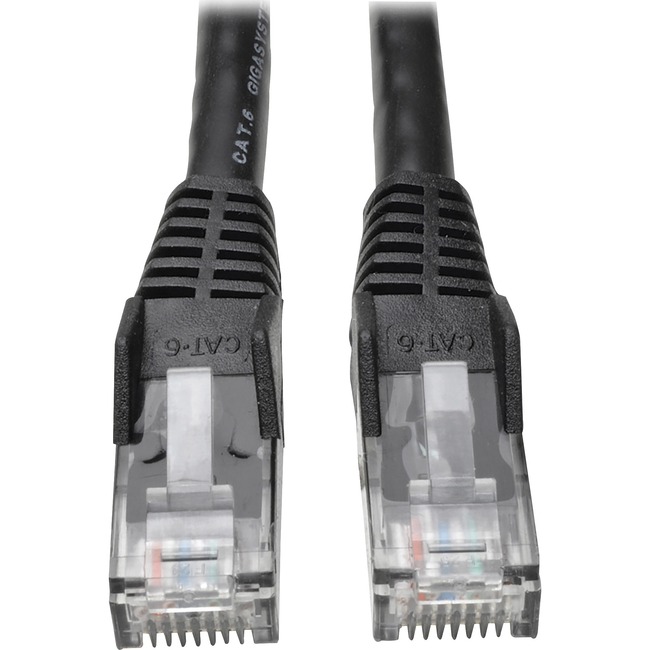 7FT Cat6 BLACK GIGABIT Patch  Cable SNAGLESS Molded Tripp Lite