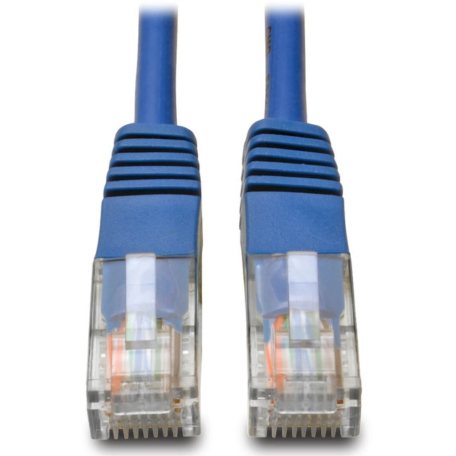 1 FT Cat5E BLUE PATCH Cable Molded 350MHZ Tripp Lite 1ft Cat5e