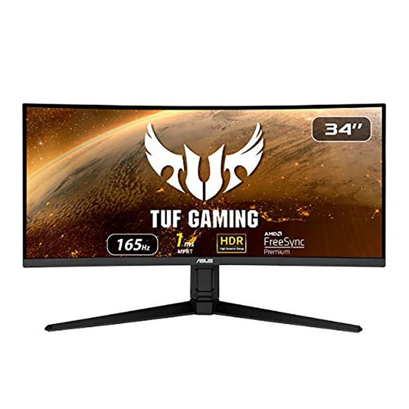 ASUS TUF Gaming VG34VQL1B 34" Curved HDR Monitor, WQHD (3440x1440), 165Hz, 1ms, Extreme Low Motion Blur