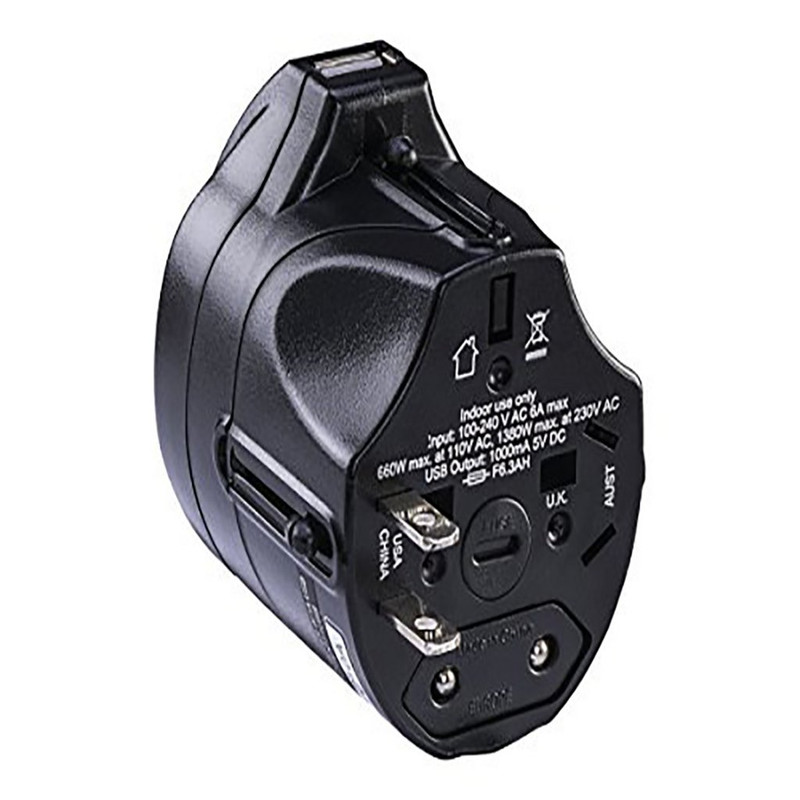 CyberPower TRA1A21U Universal Travel Adapter