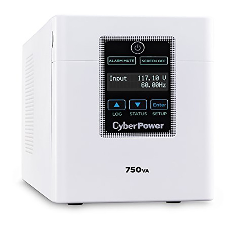 CyberPower Medical-Grade UPS, 750VA/600W, 6 Outlets, AVR, Tower