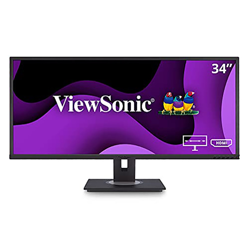 ViewSonic 34' Ultra-Wide 21 9 WQHD Ergonomic Monitor